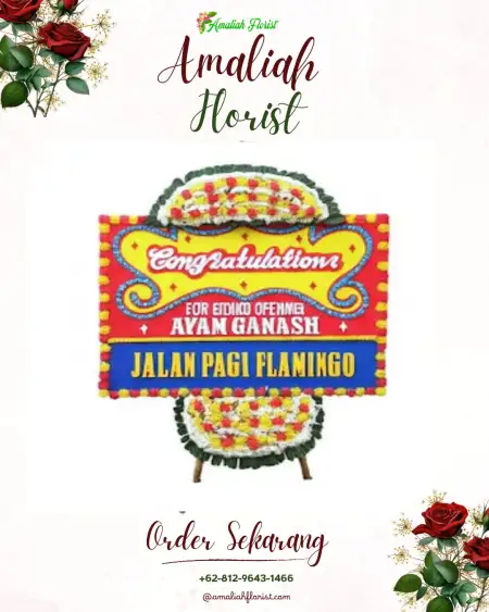 Sewa Papan Bunga Blacanan